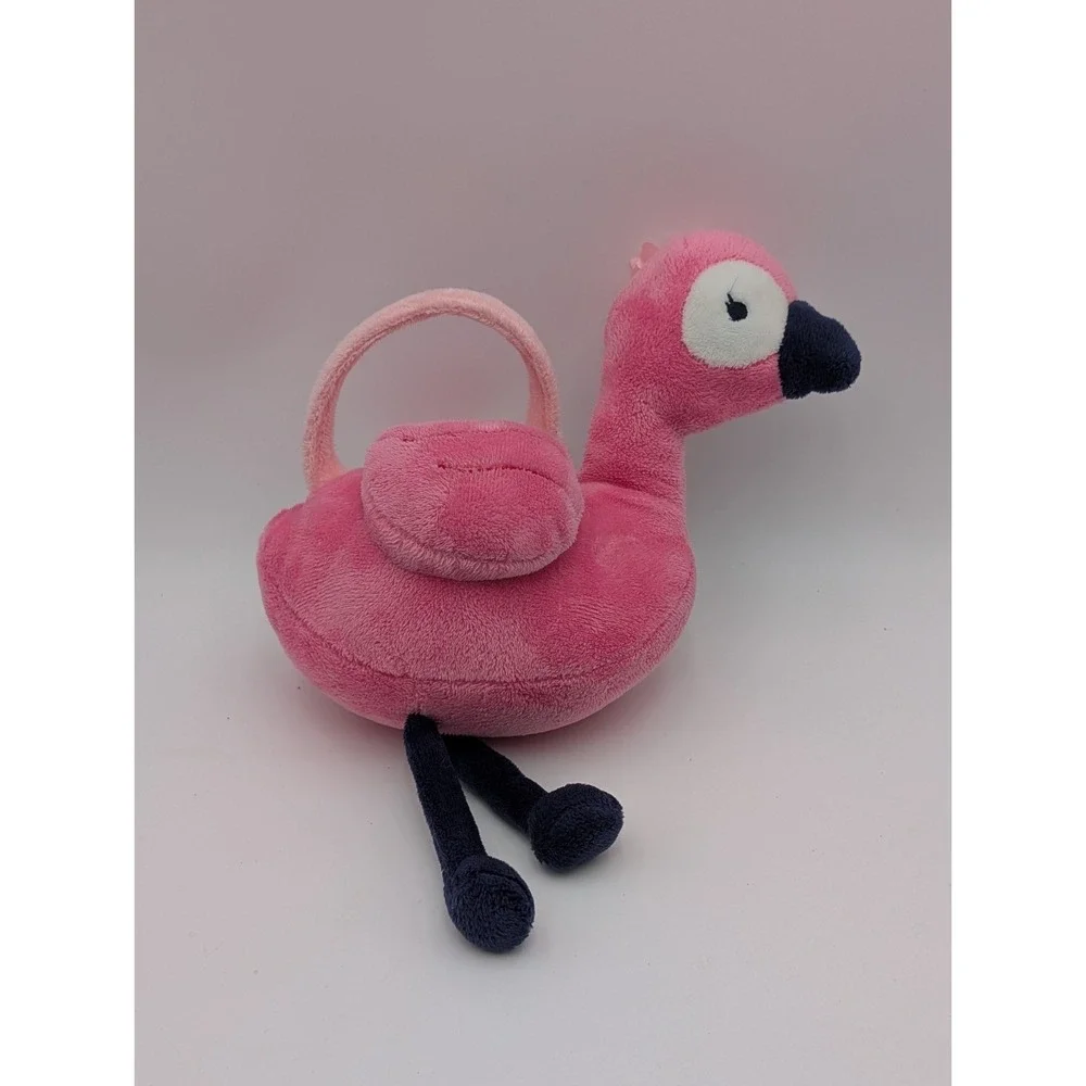 Gymboree Pink Flamingo‎ Purse Plush Stuffed Animal Toy 2016